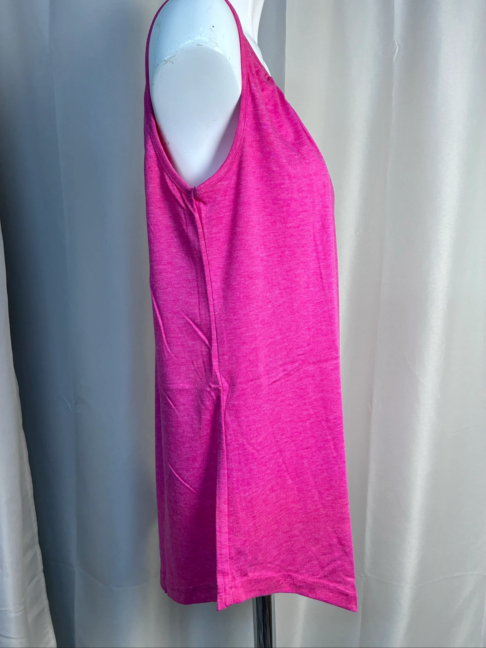 Roze Framboos / Fuchsia tanktop – Elegant & Comfortabel M – photo 3